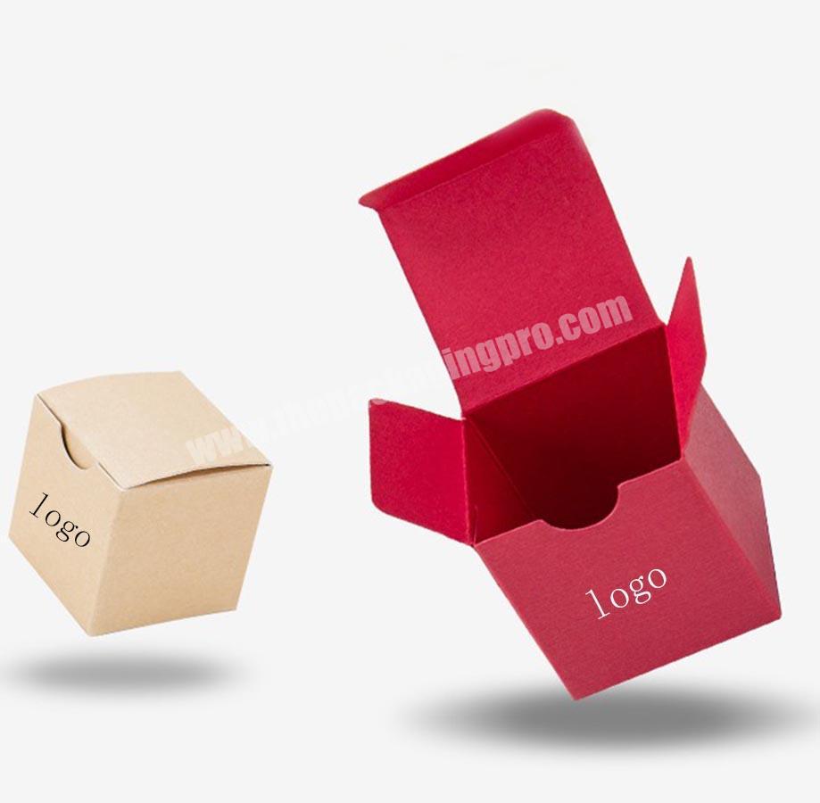 Custom Red Small Foldable paper chocolate box
