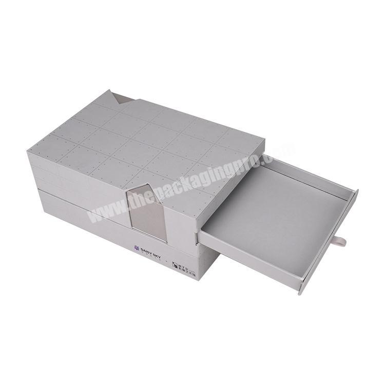 Custom Rigid Fashion Attractive Design Wholesale Jewelry Packaging Gift Paper Drawer Box
