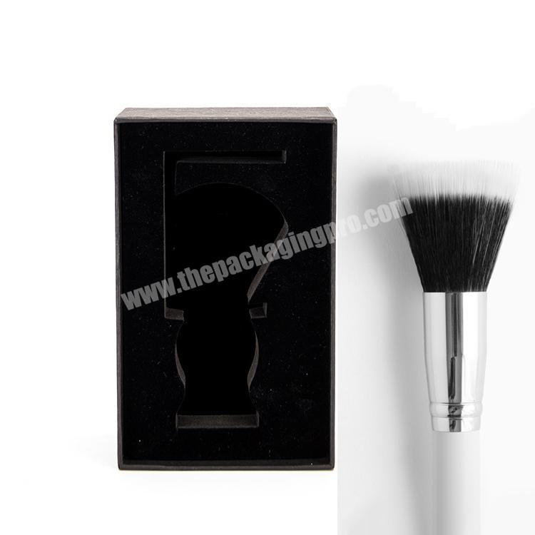 Custom Silver Clear Window Hair Brush Box