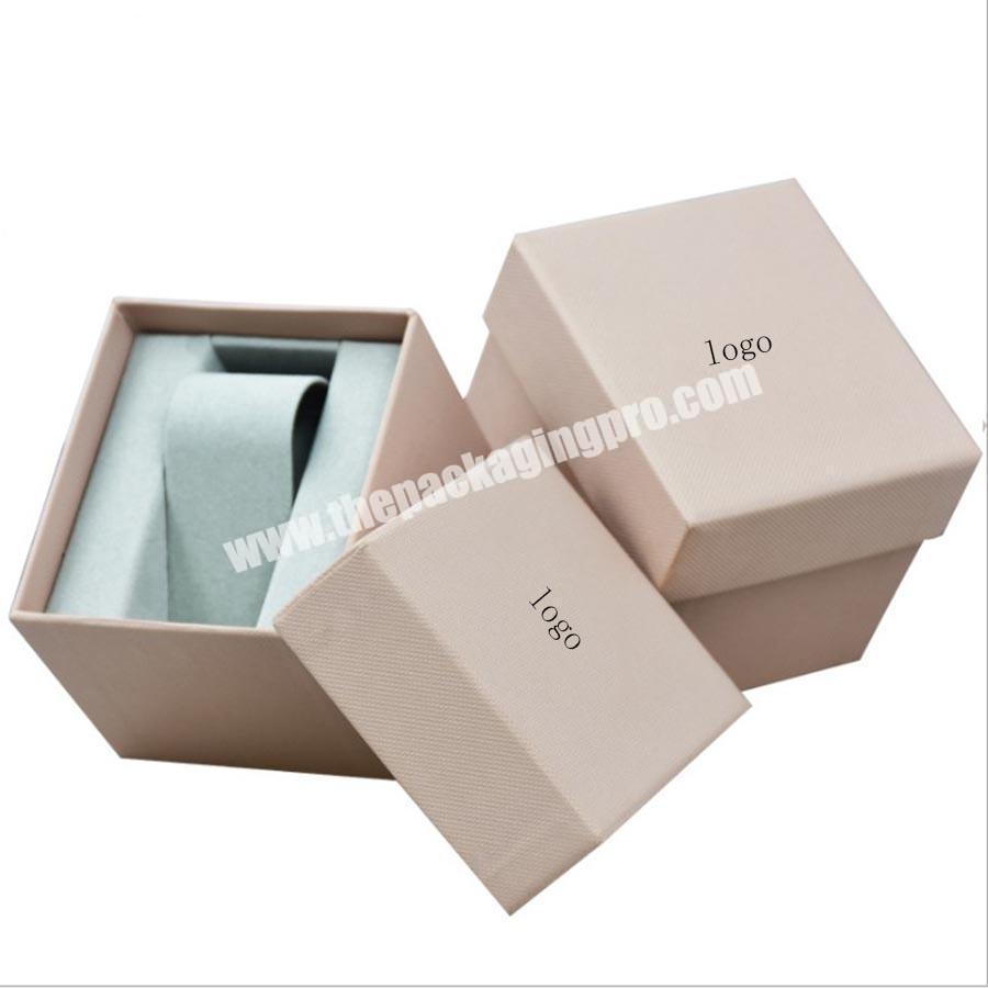 Wholesale Custom Logo Cardboard Lid And Base Watch Box Packaging Gift