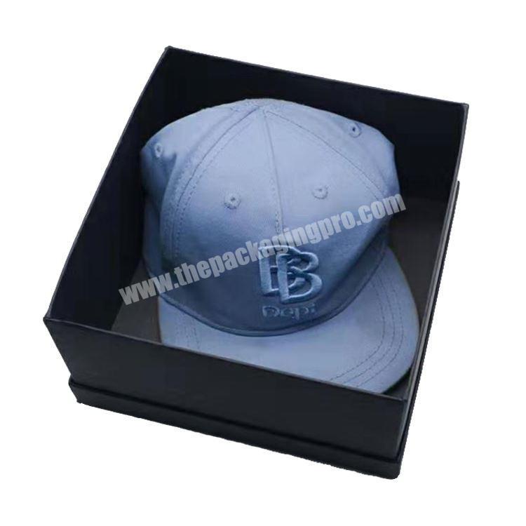 Custom cardboard package luxury hat packaging gift snapback baseball cap box