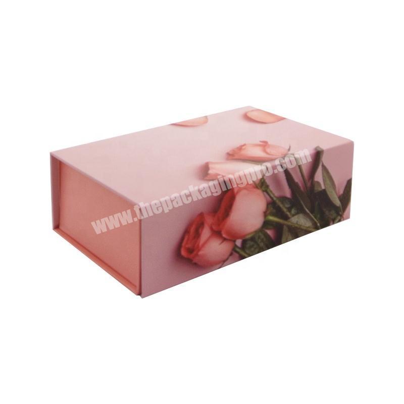 Custom decorative key hair packaging biodegradable cardboard collapsible gift flower boxes for hats