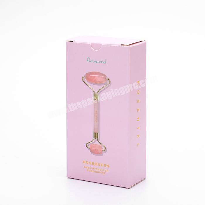 Beatiful pink and green packaging box recycled materials art paper package offset printing box packaging