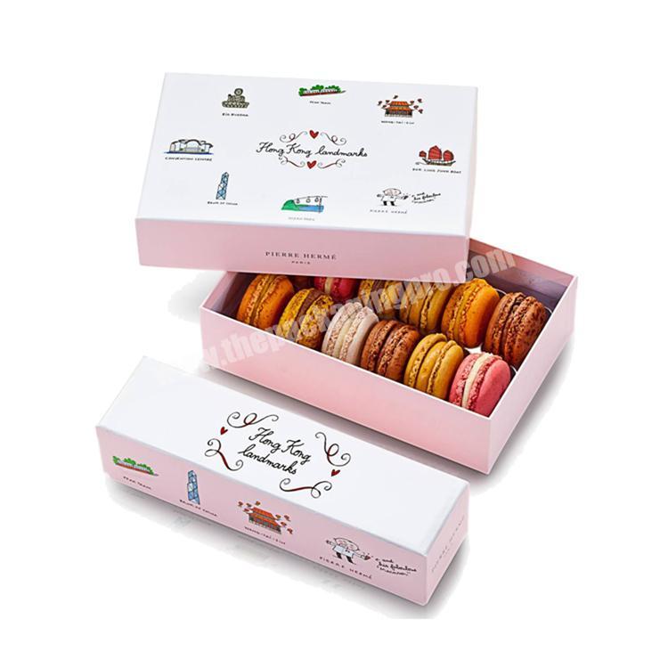 Custom design luxury macaron box packaging