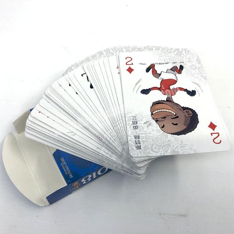Custom eco-friendly design your own logo adult poker paper blank printed playing cards