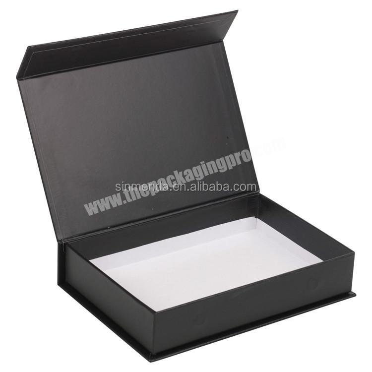 Custom high end strong paper cardboard magnetic closure printed gift packaging box