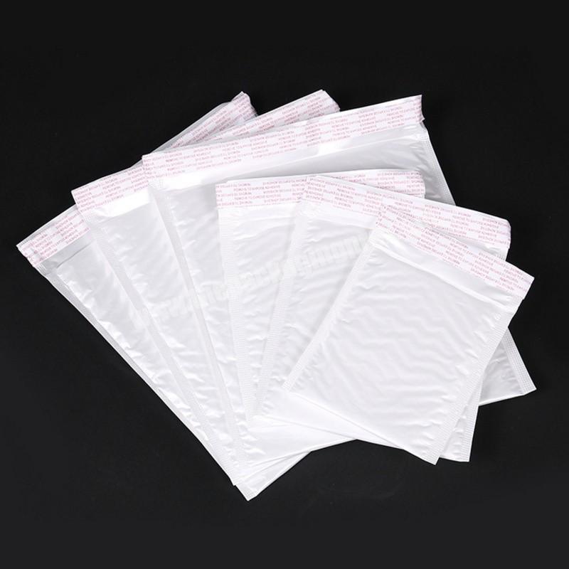 Custom logo durable white poly mailers mailing bags bubble 10x13