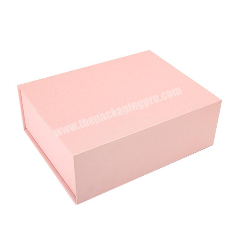 Custom logo rigid cardboard flip lid Apparel Boxes Luxury Clothing Packaging Paper Box manufacturer