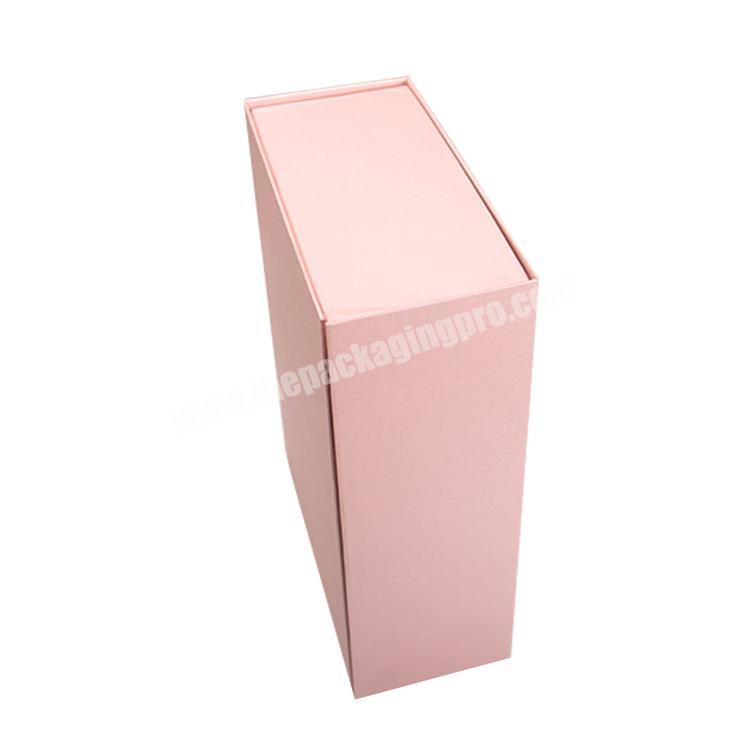 custom Custom logo rigid cardboard flip lid Apparel Boxes Luxury Clothing Packaging Paper Box 