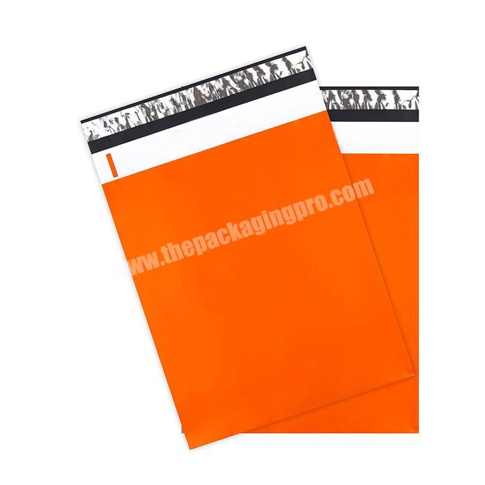 Custom premium quality eco friendly orange poly mailers mailing bag