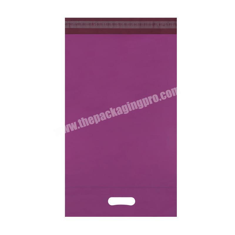 Customized new design personolized purple mailer courier packing bags