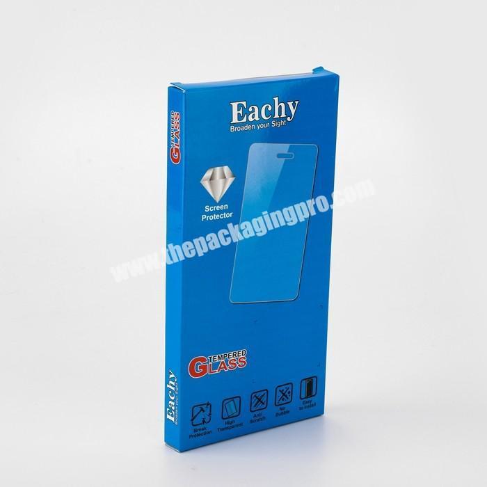 Disposable full color package box free design iridescent paper package offset printing box package