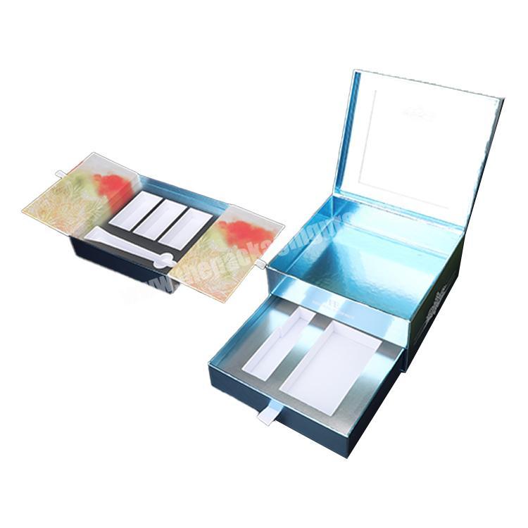 Drawer Style Free Sample Cosmetic Paper Box Custom Perfume Packaging Paper Box manufacturer