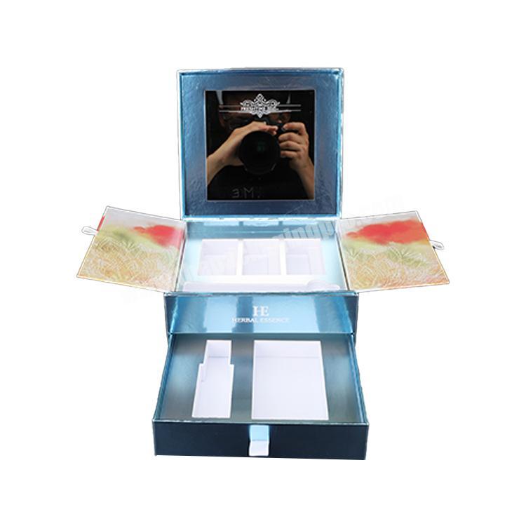 personalize Drawer Style Free Sample Cosmetic Paper Box Custom Perfume Packaging Paper Box