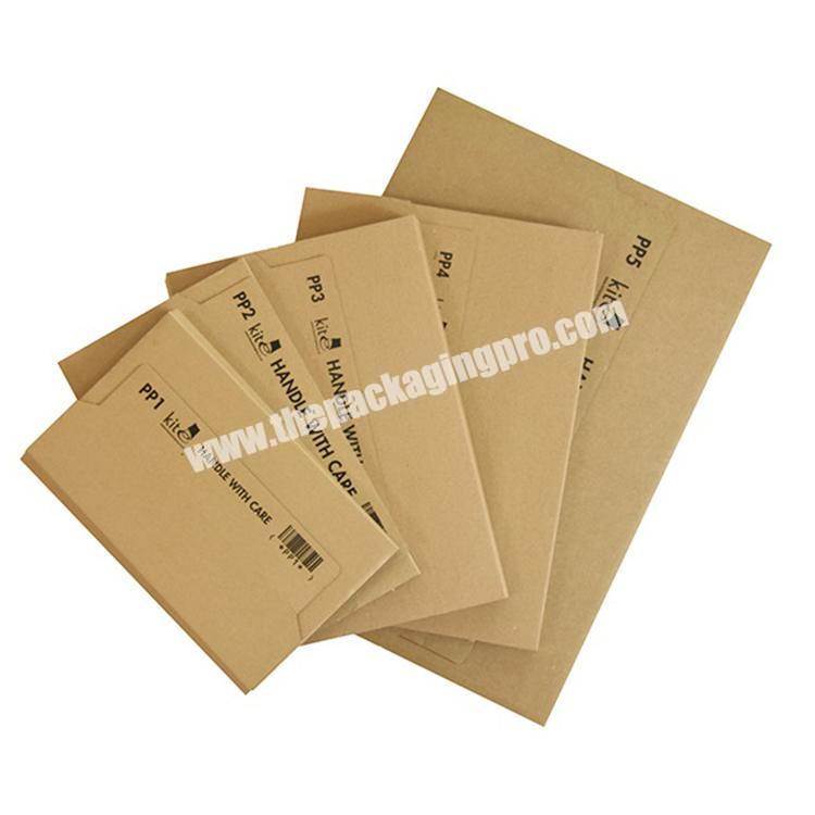 E-Commerce Custom Postal Cardboard Brown Book Wrap Mailers Wrapping Box Packaging DVD CD Mailing Boxes