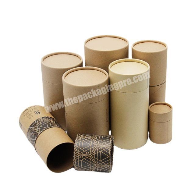 Eco Friendly Custom Tea Paper Tube Packaging Cajas Para Te Round Cardboard Cylinder Tea Gift Box