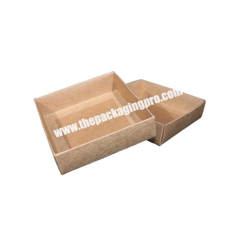 Wholesale Custom Recycled Kraft Box Packaging Custom Logo Printed