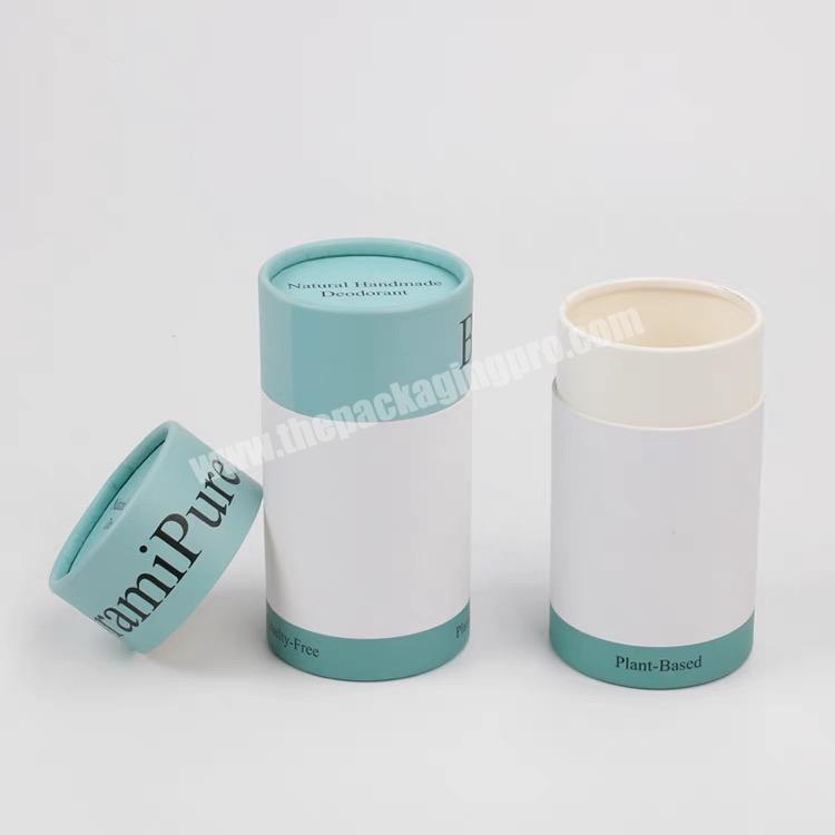 custom Eco-friendly Custom Label  Empty Kraft Paper Cosmetic Cylinder Packaging Candle Tube Perfume Boxes 