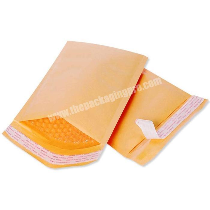 Eco friendly puncture proof brown padded paper packaging mailing bags