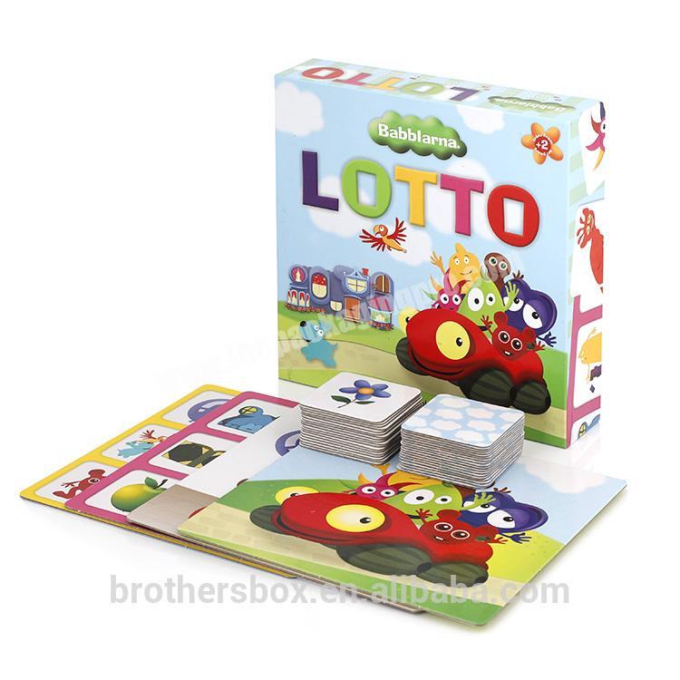 Educational Board Playing Toy Card Game For Children