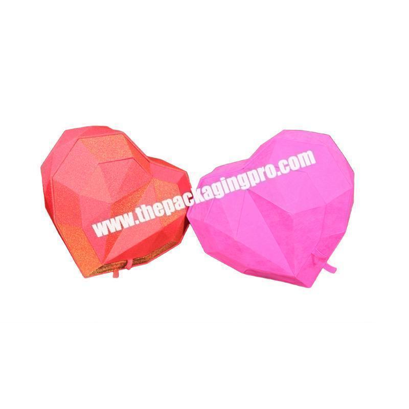 High Quality Low Price Double Layer Heart-shaped Gift Packaging Box Candy Wedding manufacturer