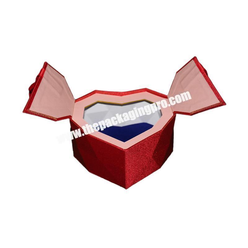 Heart Shaped Luxury Chocolate Gift Paper Box Packaging Custom Manufacturer wholesaler