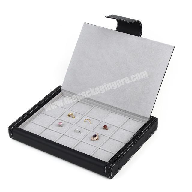 Factory direct supplier PU leather jewelry box organizer leather