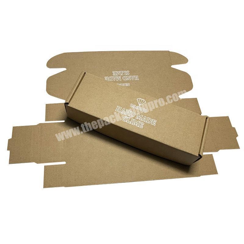 Fancy Collapsible Clothing Flat Pack Boxes Cardboard Craft Paper Local Shipping Mail Box for Parcel