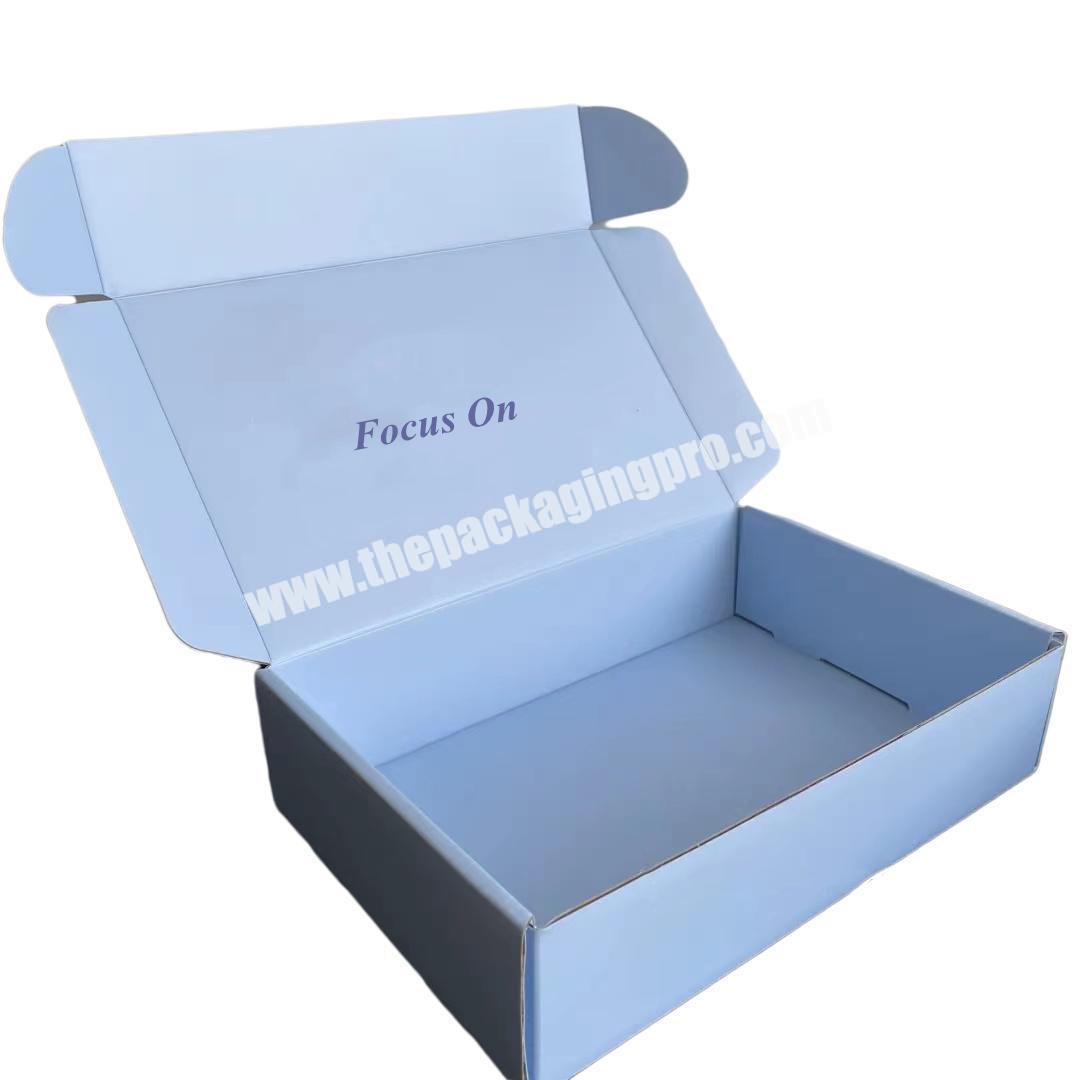 Recycled Materials Corrugated Board Shoe Clothing Underwear Packaging Gift Box Wholesale factory