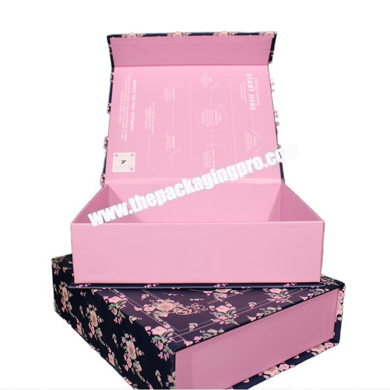 Various Luxury Clothing Handbag Hard Packing Case Foldable Paper Gift Package Box Luxury