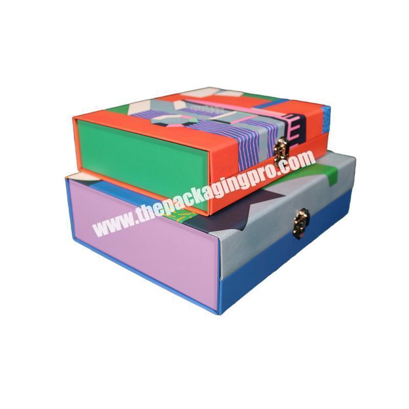 Custom Color Design Luxury Cardboard Book Shaped Folding Gift Box Manufacturer Shanghai