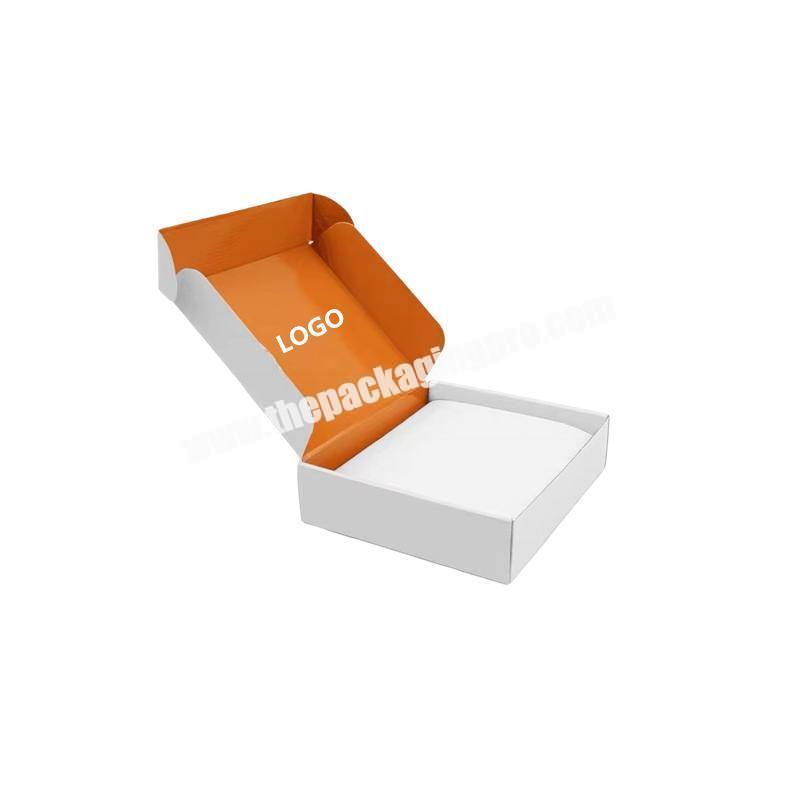 Wholesale Eco Skincare  Beauty  Cloth Packaging Mailer Corrugated Paper Custom Logo Printed Box