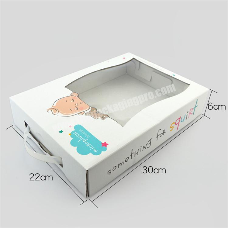 Foldable design baby blanket packaging box