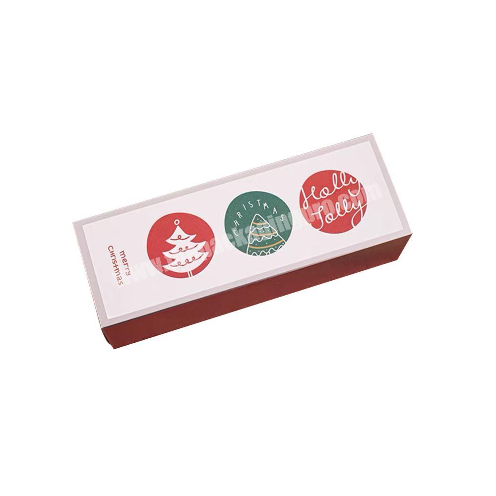 Food Grade Custom Paperboard Birthday Christmas Cake Cupcake Chocolate Cookie Gift Packaging Drawer Box wholesaler
