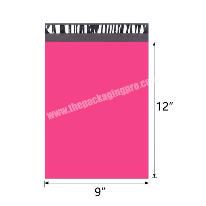 Free sample eco friendly waterproof pink shipping mailing bags envelope