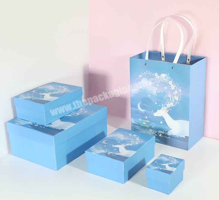 Full Color Printing Paper Bag Cosmetic Package Box Perfume Box Lipstick Box