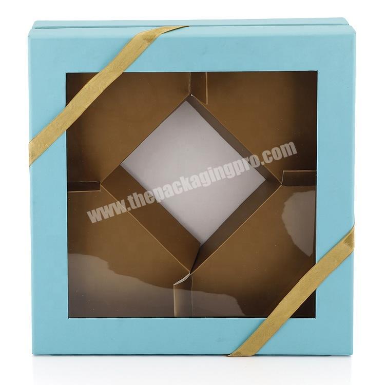 Giftbox Packaging, Lid and Base Giftbox Box Custom Logo Cardboard Boxes, Luxury with Pvc Paperboard Gift Packaging Recyclable
