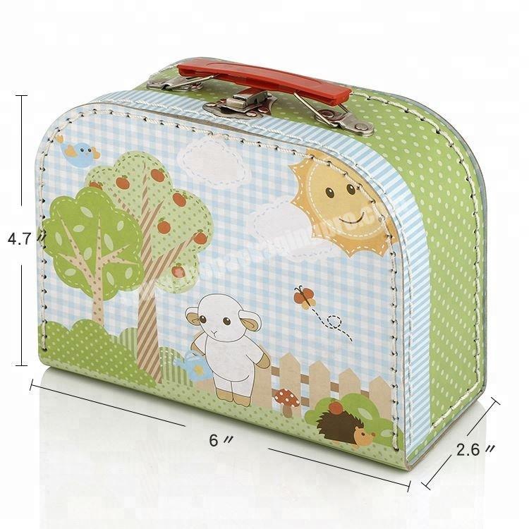 Handmade Children paper gift box suitcase sex toy boxes