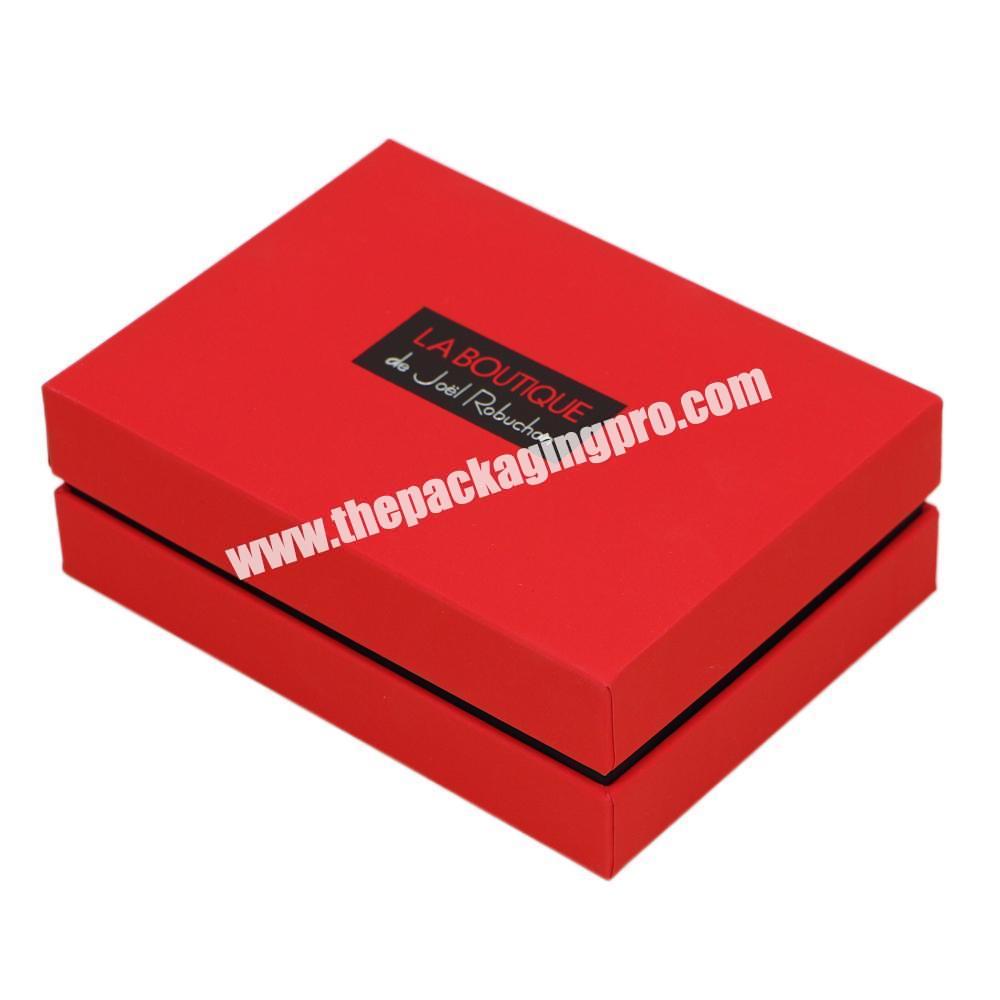 Rigid Paperboard Printing Logo Red Packaging Cajas De Zapatos Paperboard Shoes Boxes for Packaging
