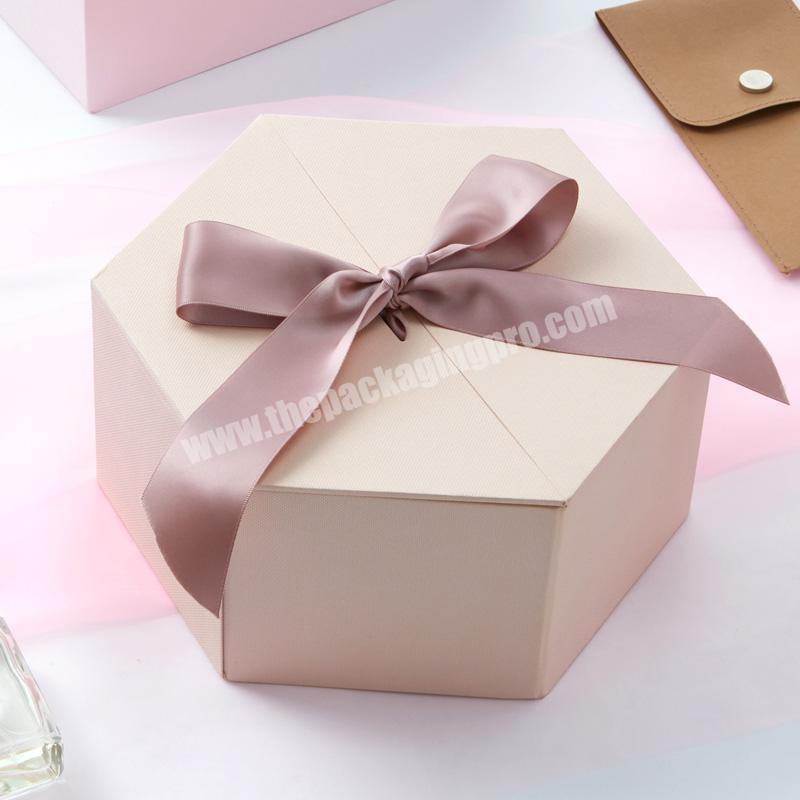 Hexagonal gift box birthday gift box valentine's day gift box packaging
