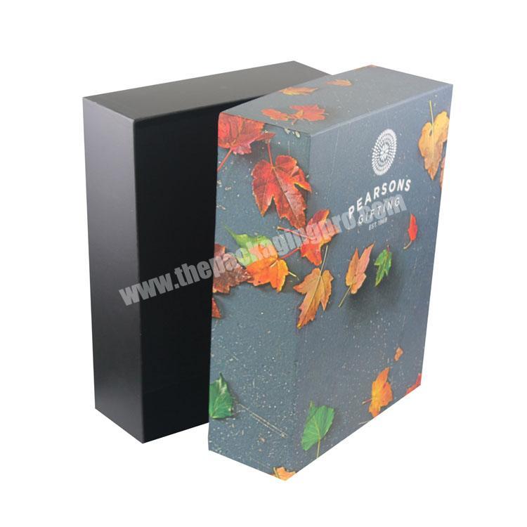 High End Custom Printed Cardboard Christmas Flower Gift Box