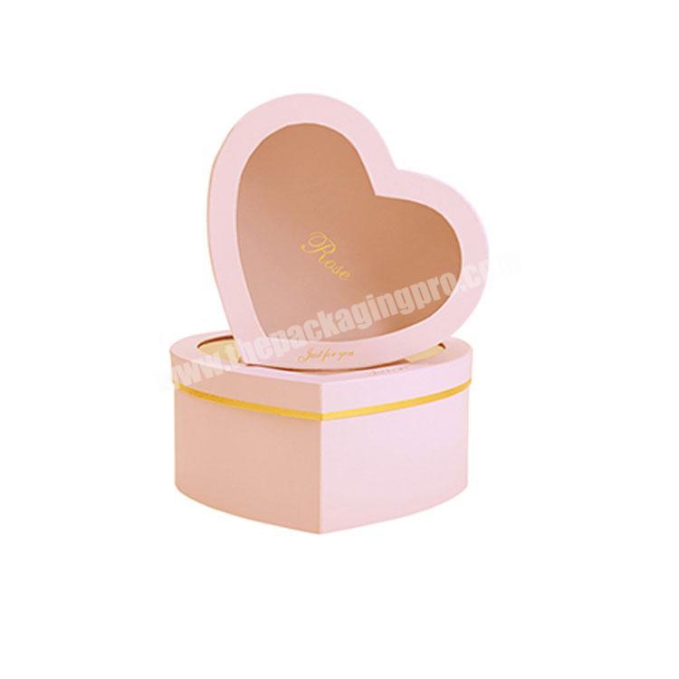 High End Luxury Heart Shape Skincare Paper Gift Packaging Cosmetic Box