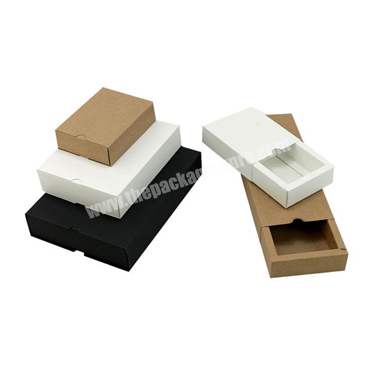 High end custom printed logo cardboard paper Christmas drawer gift box wholesaler