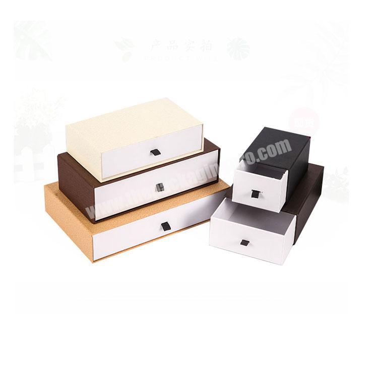 custom High quality  Custom Cardboard Paper Drawer Gift Packaging Box 