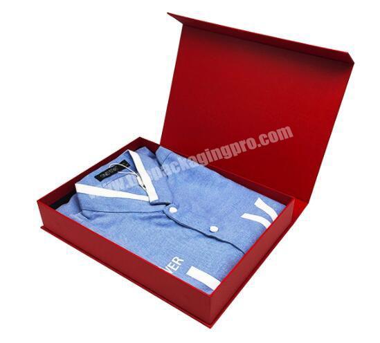 High quality customized corrugated cloth T-shirt packaging gift box