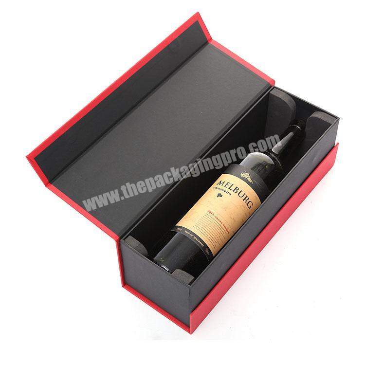 Hot Sale Custom Printing Foldable Wine Gift Box