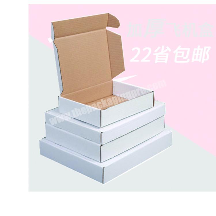 Hot Selling White Cardboard Paper Mailer Box Packaging For Food