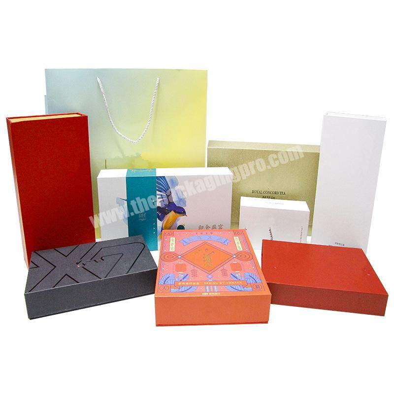 Custom black magnetic closed gift boxFactory cheap price rectangle storage box tiandi cover box