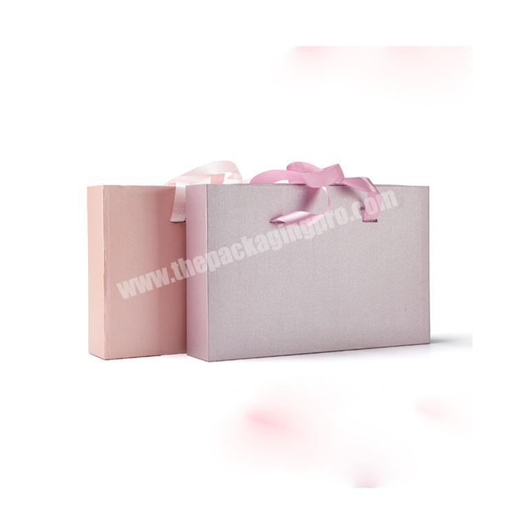 Hotsales Pink Apparel Storage Drawer Slide Packaging Gift Box factory