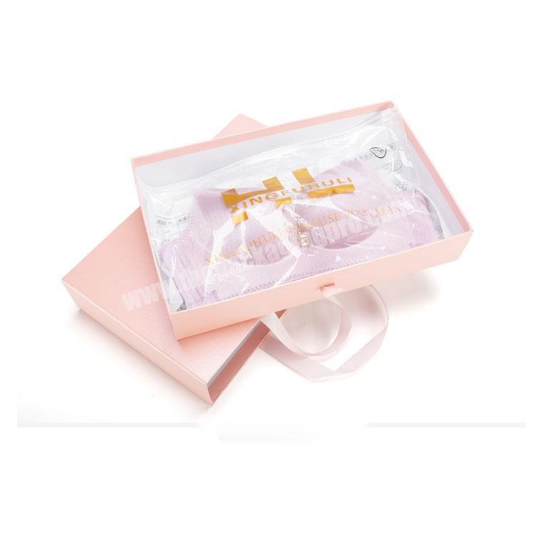 personalize Hotsales Pink Apparel Storage Drawer Slide Packaging Gift Box